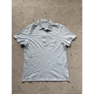Criquet Organic Cotton Pocket Polo Shirt - Light Blue - XL‎ Slim